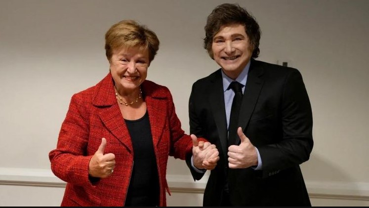 "Argentina es un país con un potencial fabuloso": el guiño de Georgieva a Milei tras el salvataje de Trump