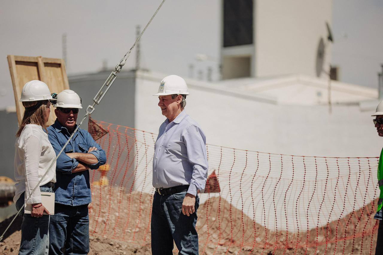 Gasoducto: Omar Félix supervisó una obra clave y anticipó factibilidad antes del próximo invierno