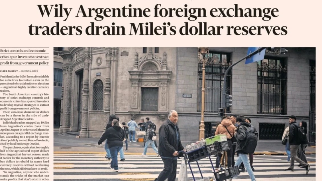 Dura advertencia del Financial Times sobre Argentina: "El fracaso de Milei ha inquietado a los inversores"