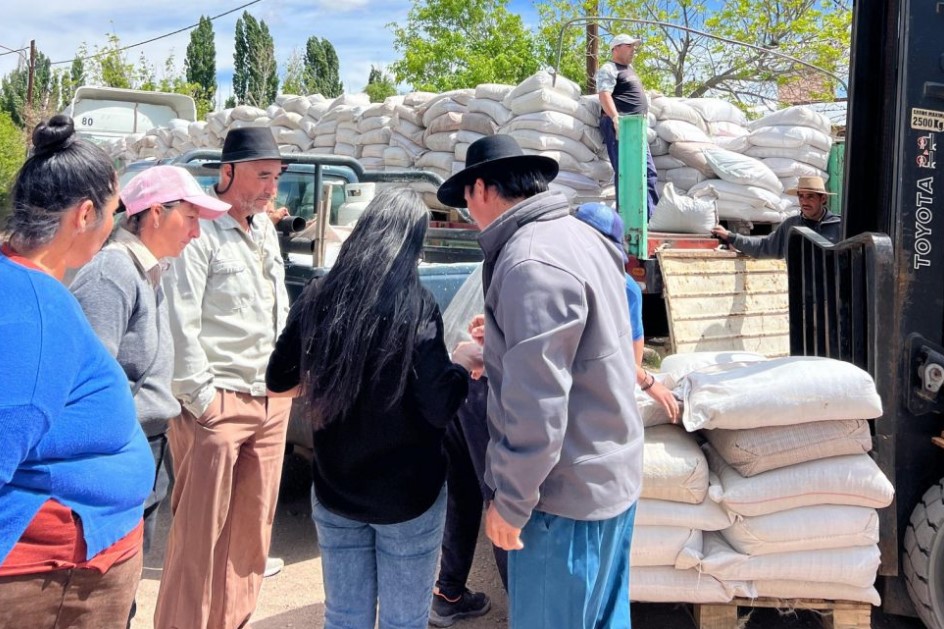 El Municipio aporta forraje para apoyar a los productores del secano