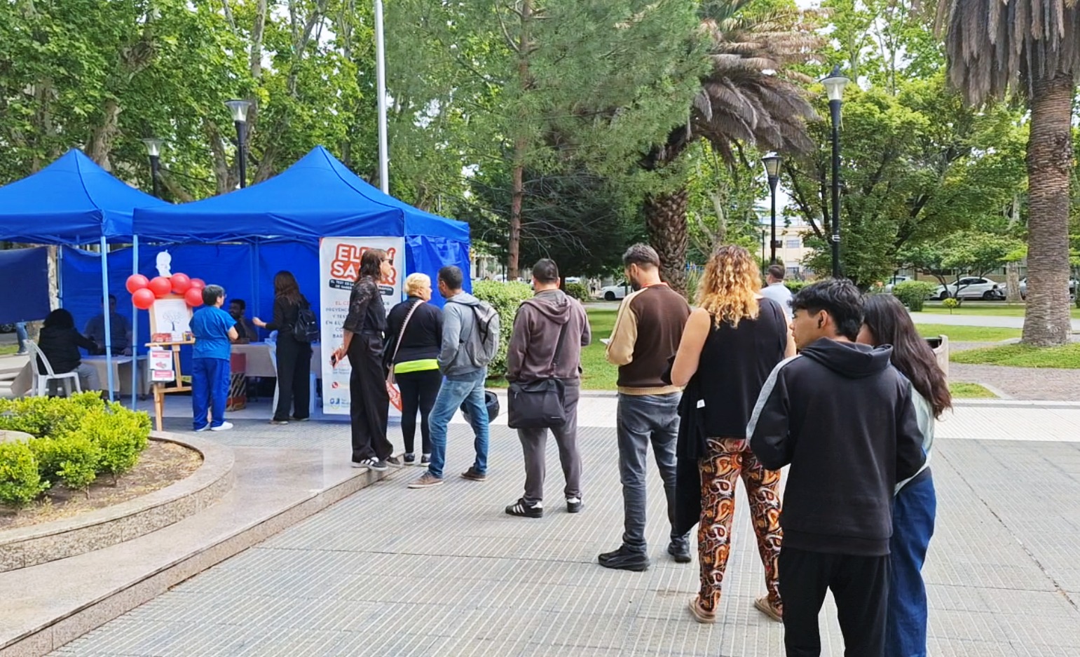 TESTEOS GRATUITOS EN PLAZA SAN MARTÍN POR EL DÍA MUNDIAL DEL HIV