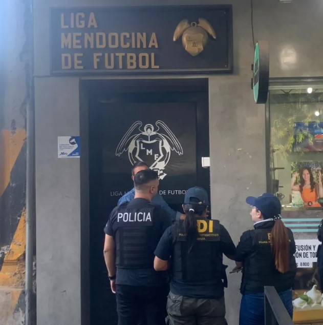 Allanaron la sede de la Liga Mendocina por presuntas maniobras fraudulentas