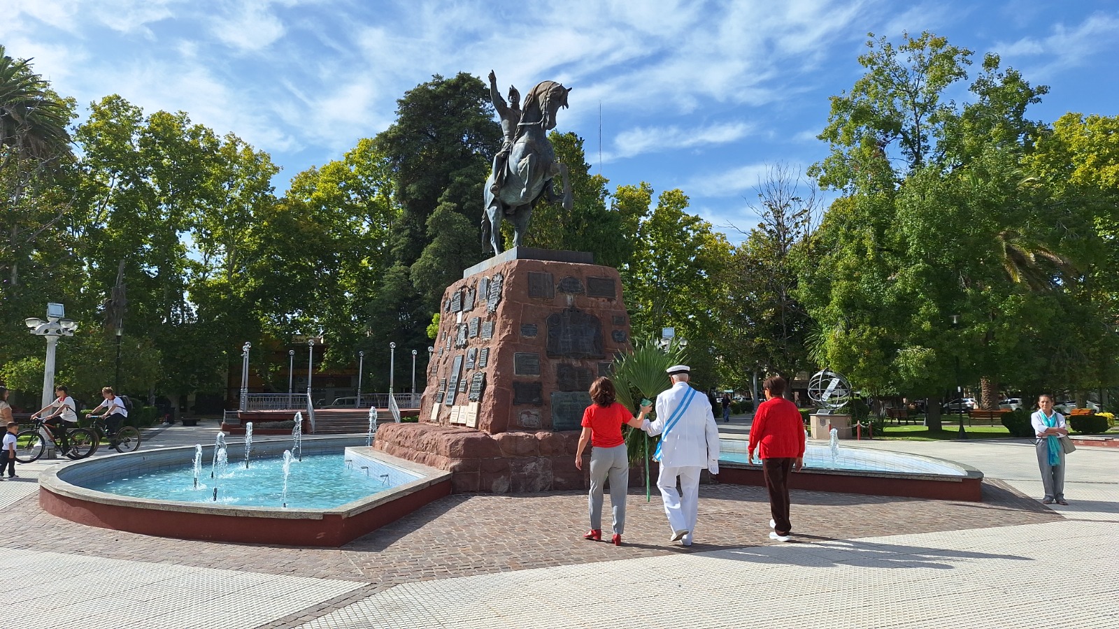 San Rafael homenajeó al general San Martín en el 248° aniversario de su natalicio