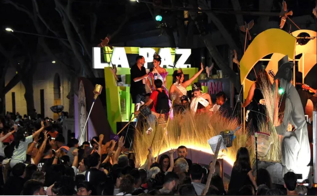 La Paz se quedó con el primer puesto en el concurso de carros vendimiales