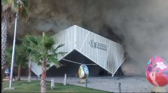 Se incendió el Casino de San Martín