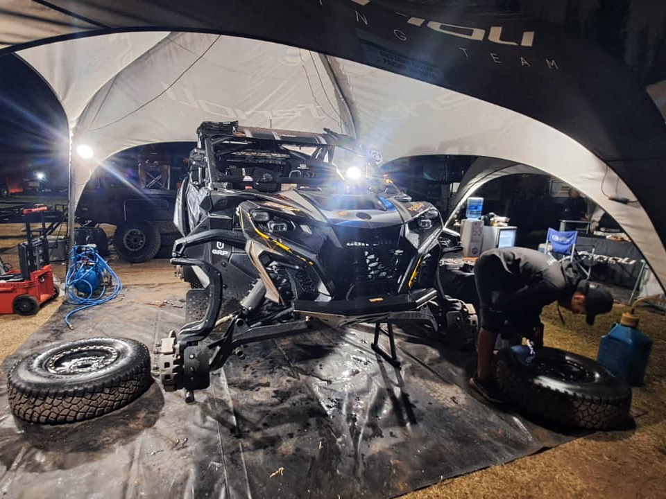 El rally está en San Rafael con el vivac abierto al público en el Parque Yrigoyen