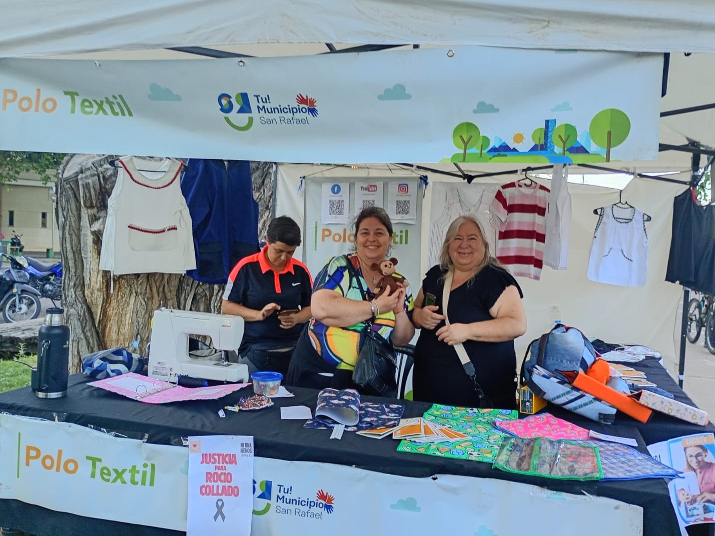 8M: San Rafael organizó una gran feria de mujeres emprendedoras