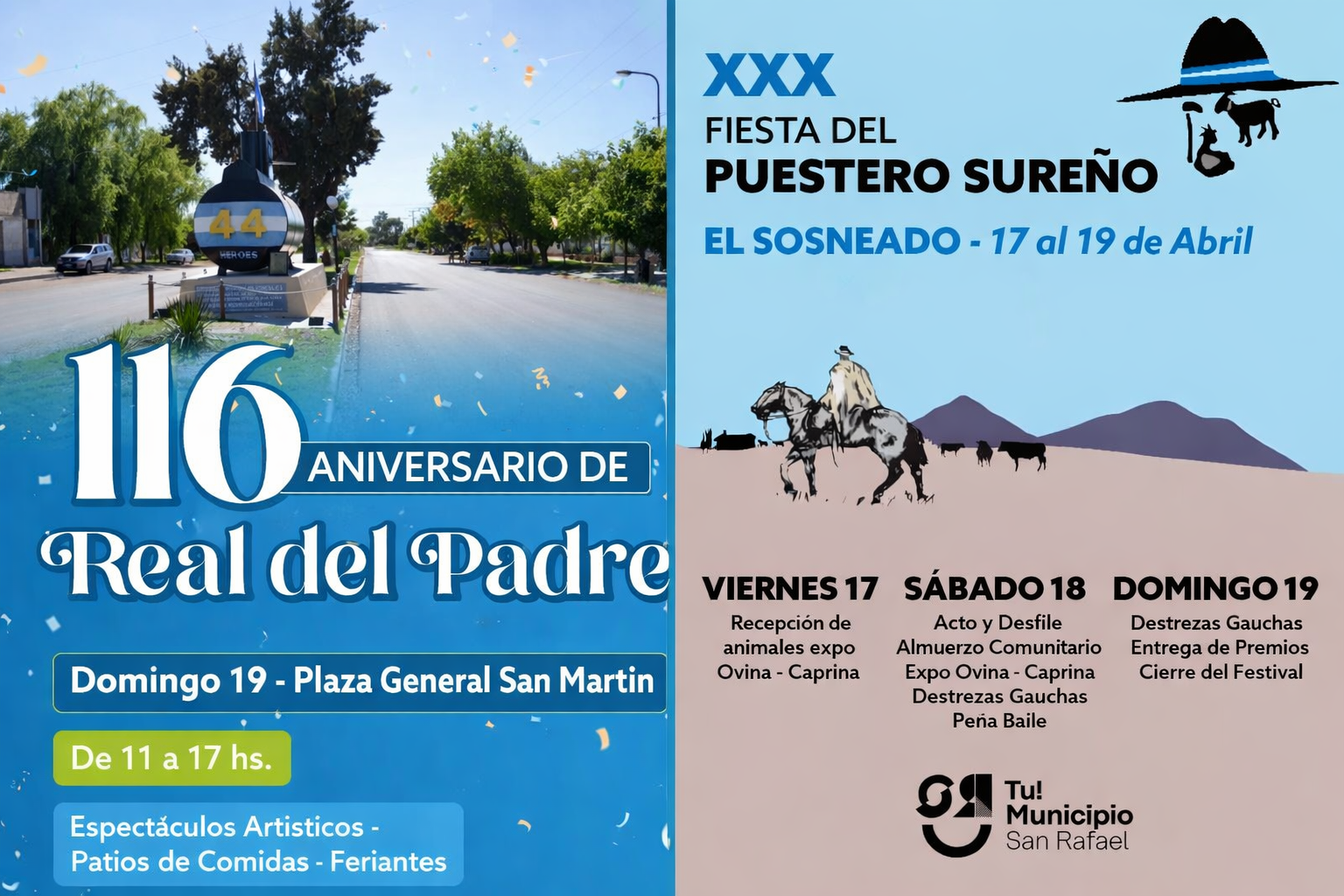 Fin de semana en distritos: XXX Fiesta del Puestero, 116 aniversario de Real del Padre y día de San Expedito