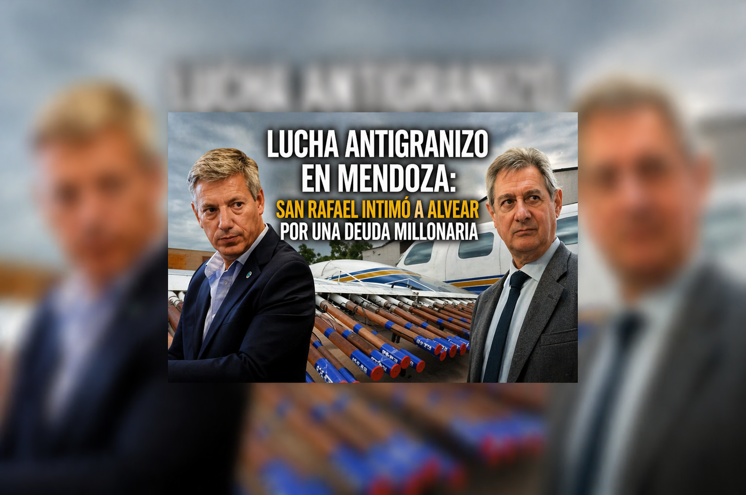 Lucha Antigranizo en Mendoza: San Rafael intimó a Alvear por una deuda millonaria