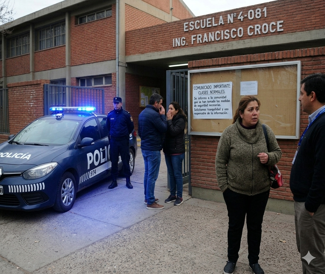 Alarma en Santa Rosa: detienen a dos menores y al padre de uno tras amenaza de masacre en una escuela