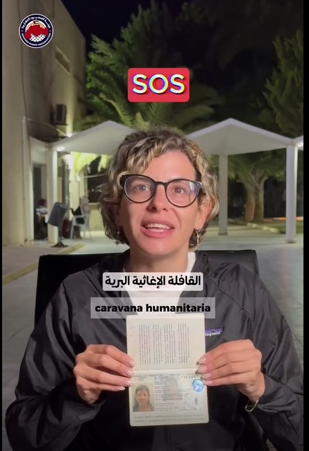 Preocupación por una mendocina detenida en Libia junto a un convoy humanitario rumbo a Gaza